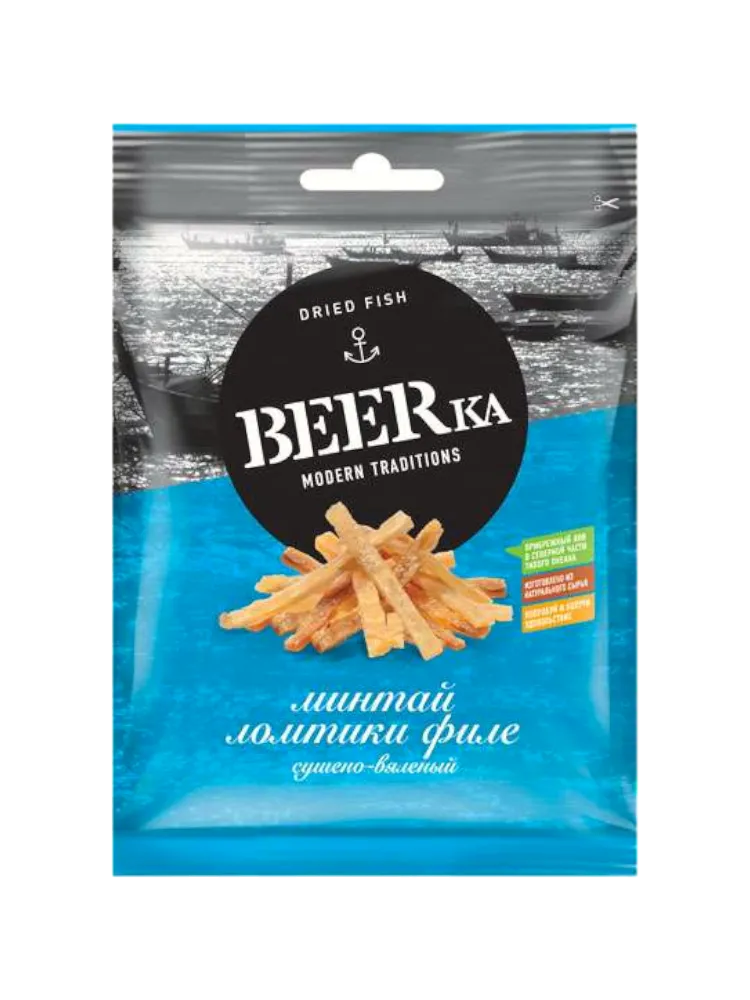 РЫБКА BEERKA ФИЛЕ МИНТАЯ 25Г