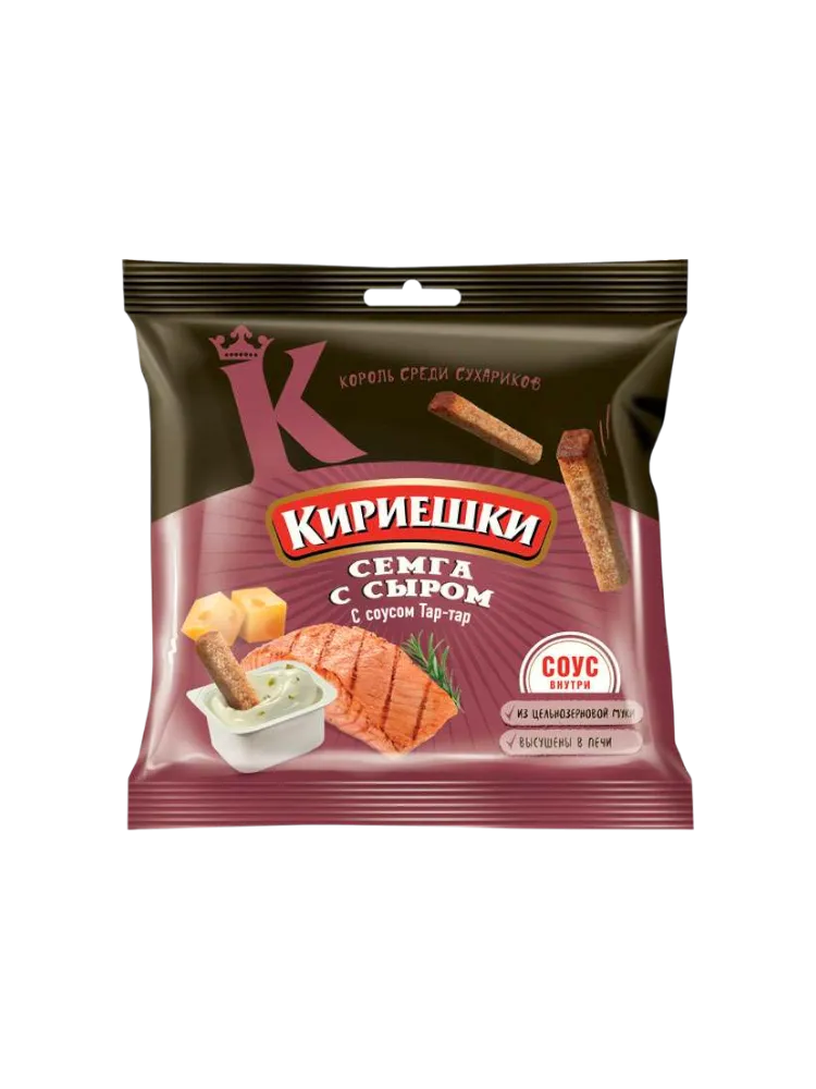 КИРИЕШКИ 60Г СЕМГА С СОУСОМ ТАР ТАР