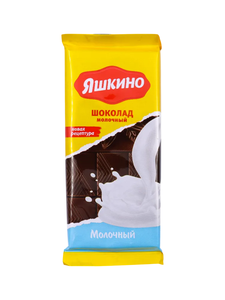 ШОКОЛАД ЯШКИНО 90Г МОЛОЧНЫЙ 