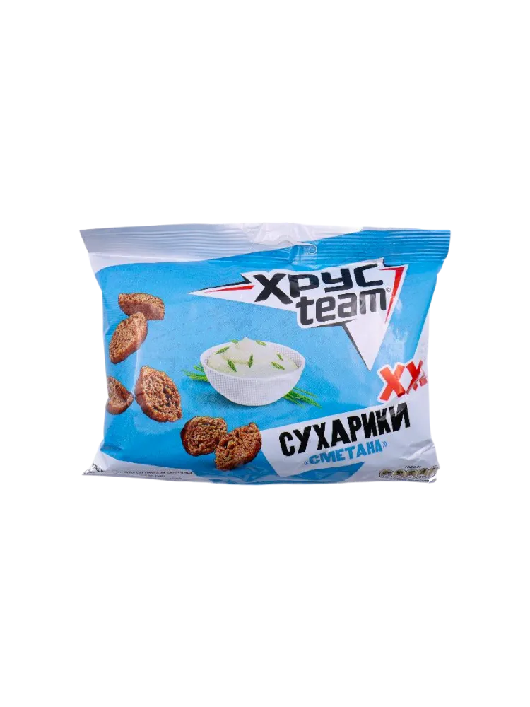 СУХАРИКИ ХРУСТИМ XXL 130Г СМЕТАНА 