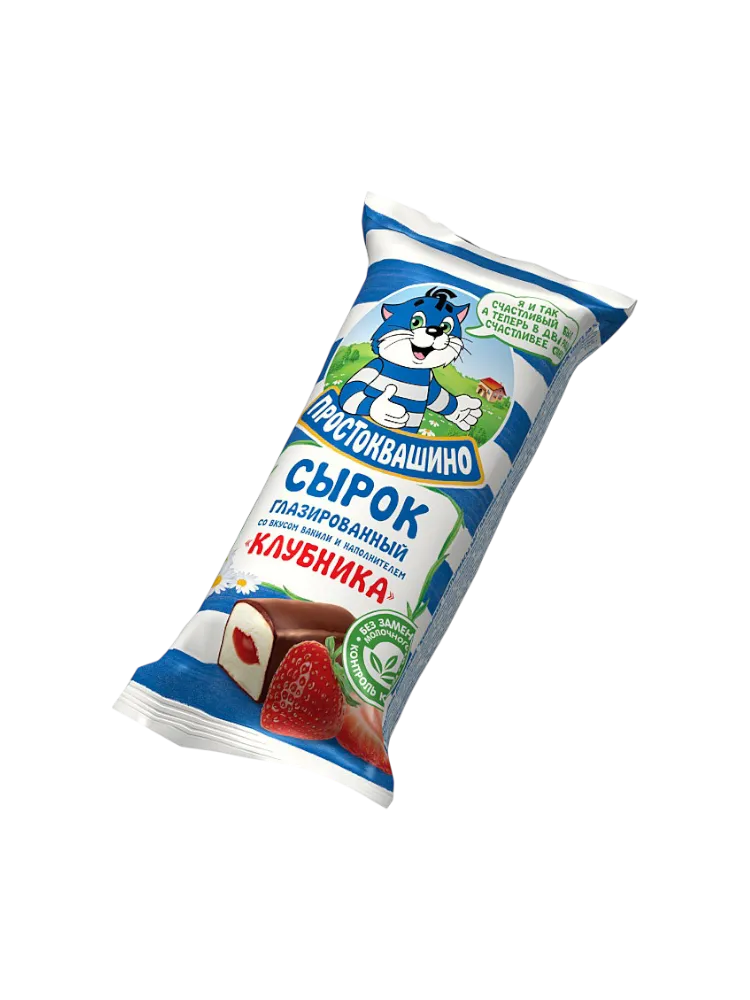 СЫРОК ПРОСТОКВАШИНО 40Г КЛУБНИКА 20%
