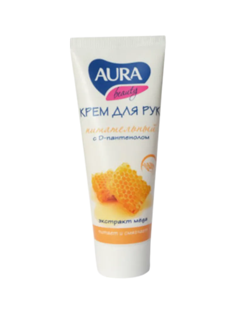КРЕМ Д/РУК AURA 75МЛ ПИТАТ ЭКСТРАКТ МЕДА
