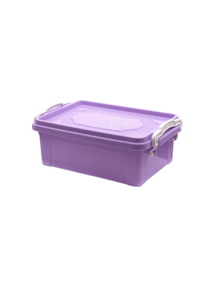 Ящик для хранения 1,25 л цветной STARS PLAST