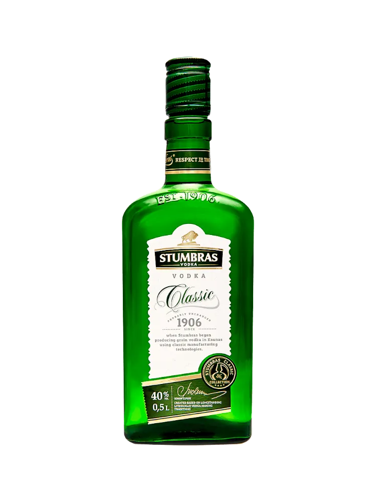 ВОДКА STUMBRAS 0.5Л CLASSIC - фото 1