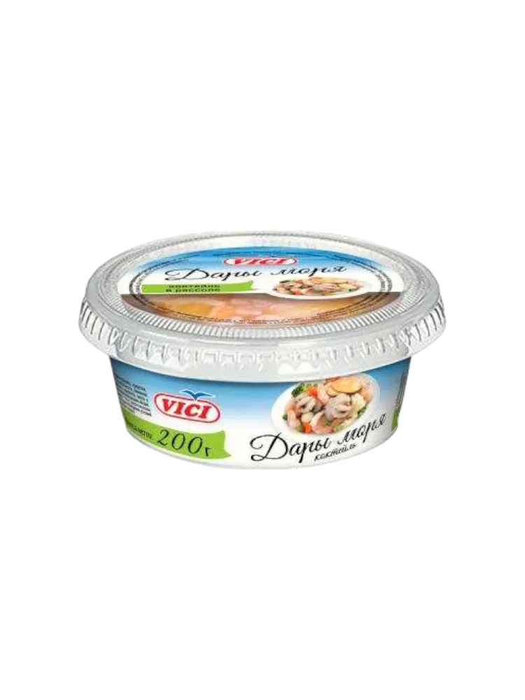 КОКТЕЙЛЬ VICI 200Г ИЗ МОРЕПРОДУКТОВ В РАСС ОХЛ