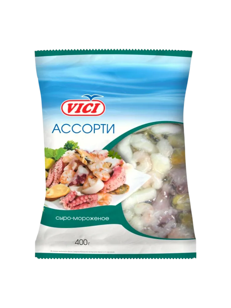 АССОРТИ VICI 400Г ИЗ МОРЕПРОДУКТОВ С/М