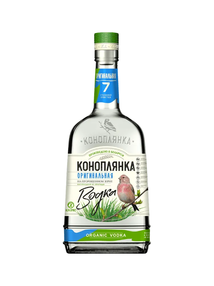 ВОДКА КОНОПЛЯНКА ОРИГИНАЛЬНАЯ 0.5Л  - фото 1