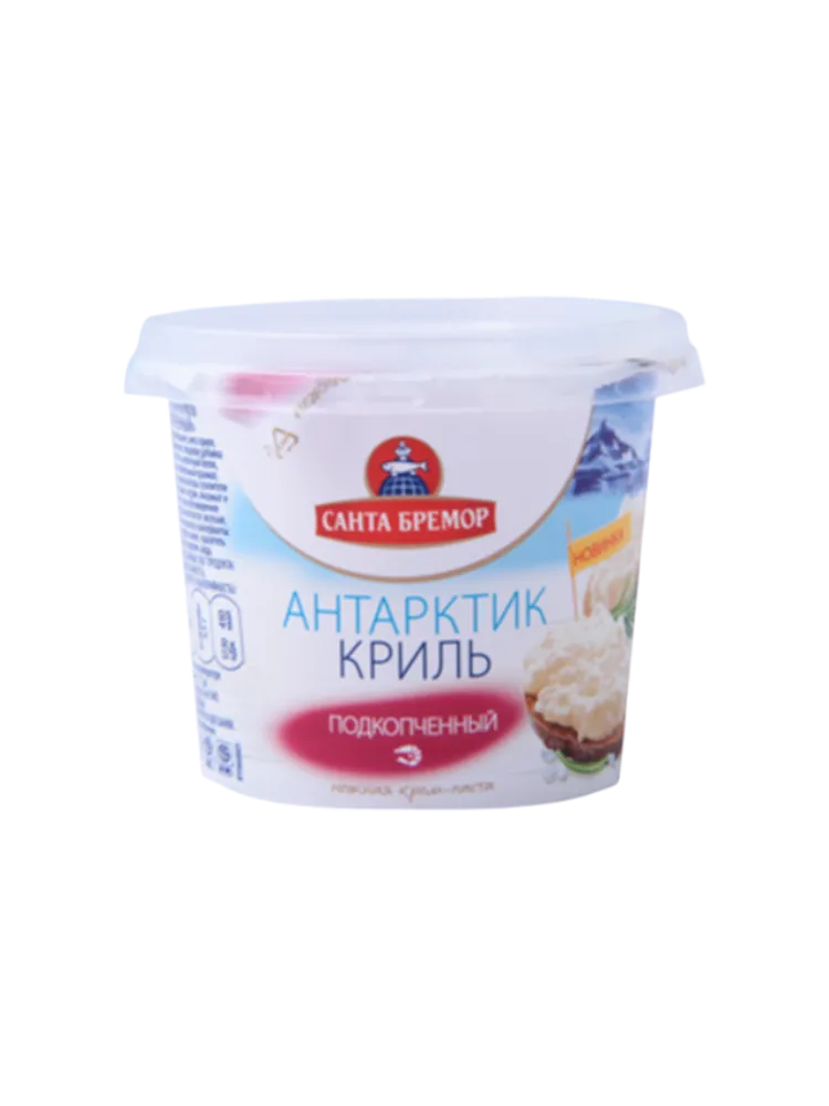 ПАСТА ИЗ МОРЕПРОДУКТОВ САНТА БРЕМОР 150Г КРИЛЬ ПОДКОПЧЕНЫЙ 
