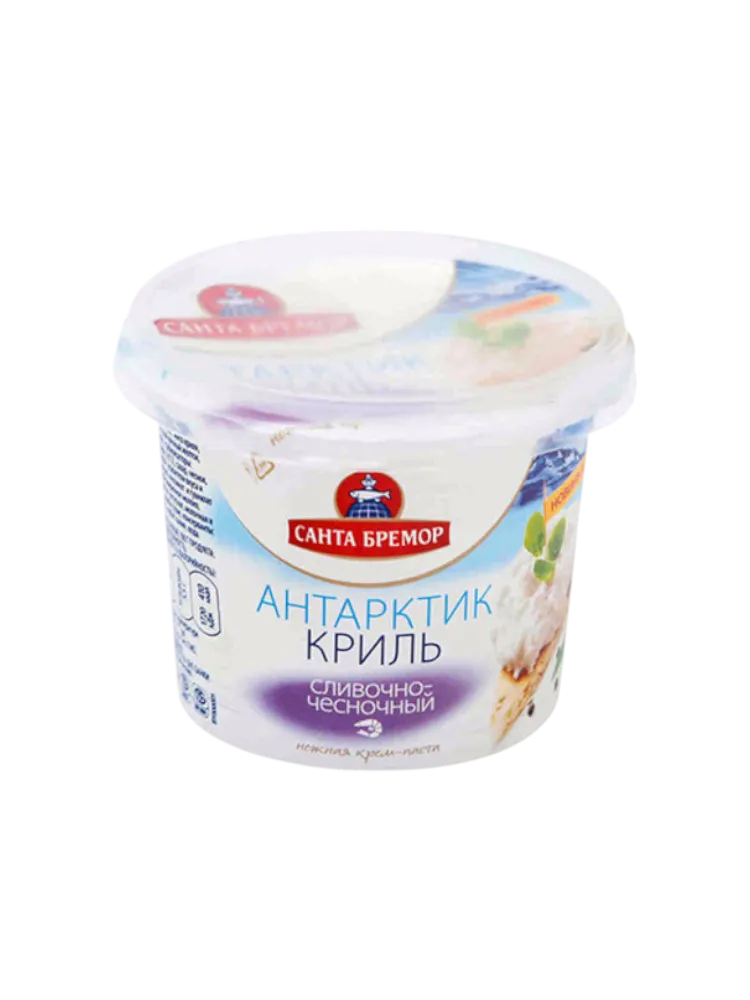 ПАСТА ИЗ МОРЕПРОДУКТОВ САНТА БРЕМОР 150Г КРИЛЬ СЛИВОЧНО ЧЕСНОЧНЫЙ 