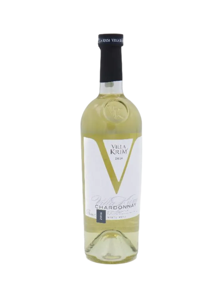 ВИНО VILLA KRIM 0.75Л CHARDONNAY БЕЛ СУХ - фото 1