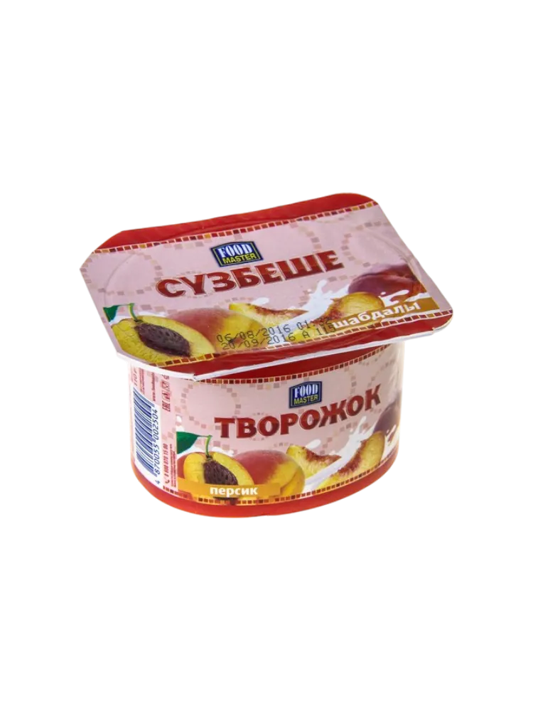 ТВОРОЖОК СУЗБЕШЕ 100Г 4% ПЕРСИК