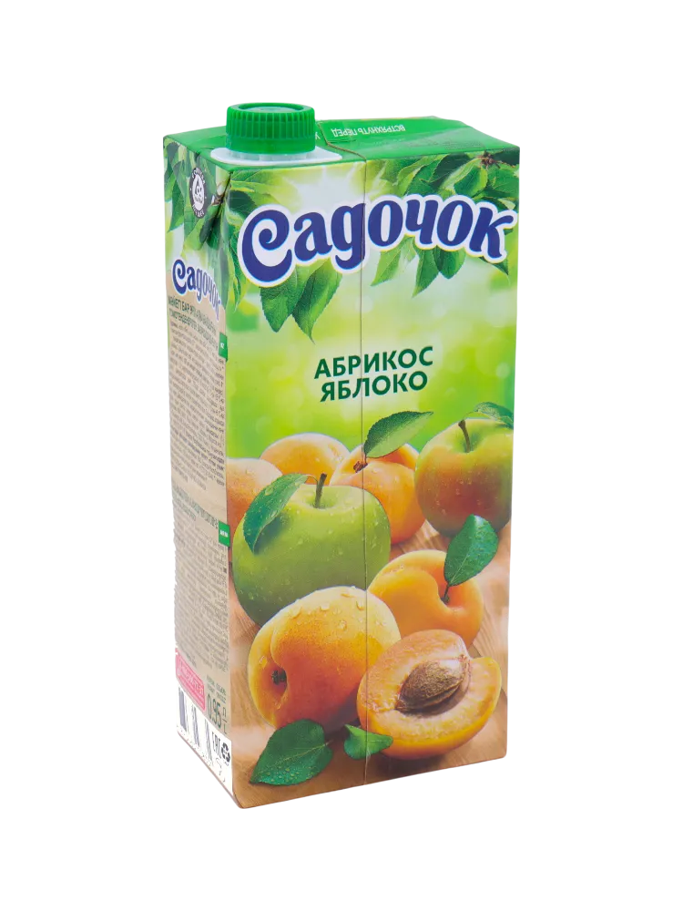 СОК САДОЧОК 0.95Л АБРИКОС/ЯБЛОКО 