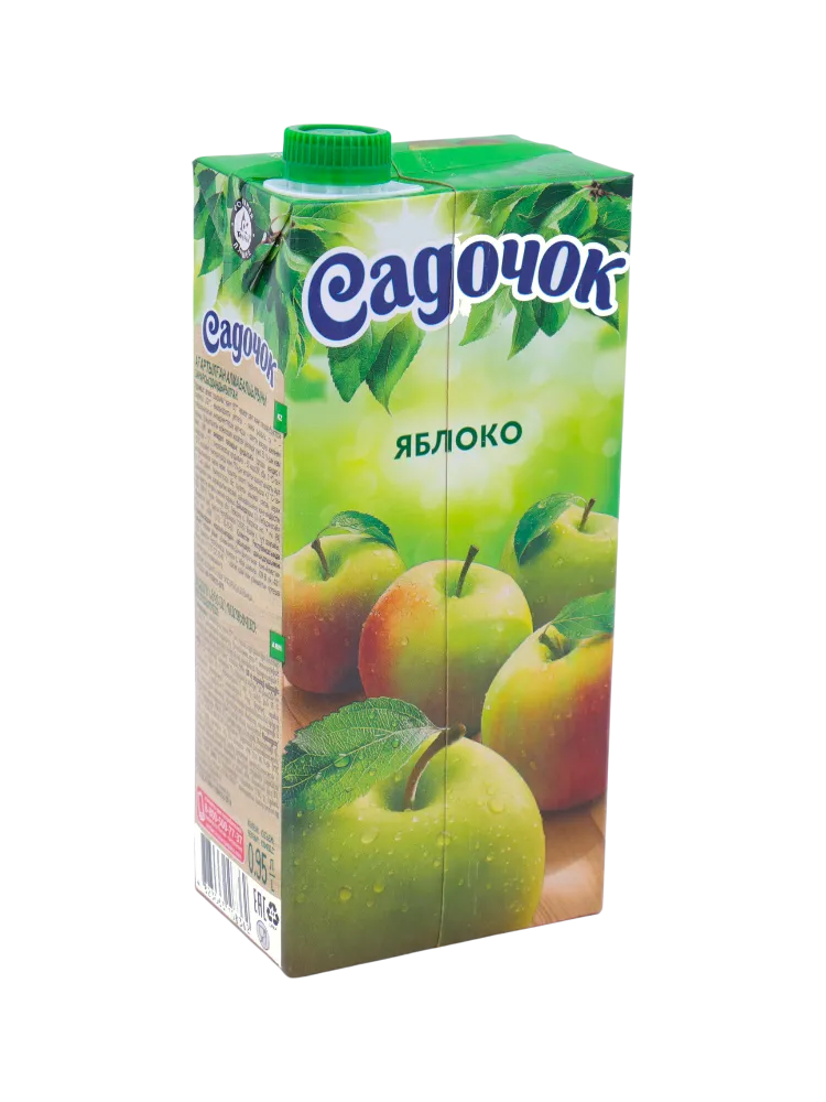 СОК САДОЧОК 0.95Л ЯБЛОКО  - фото 1