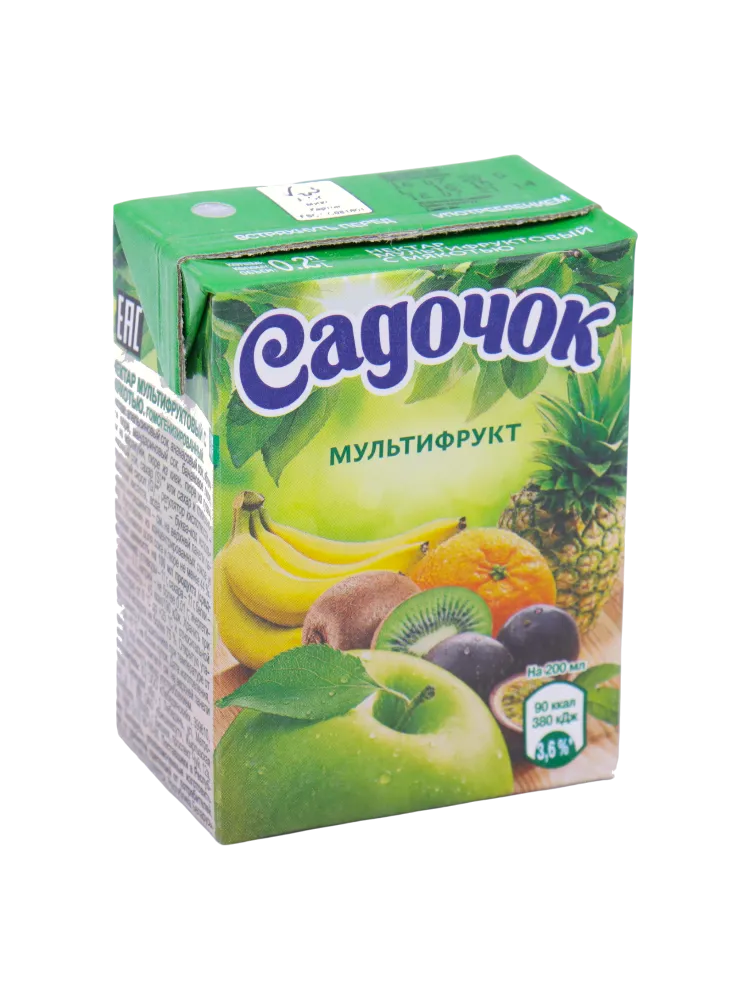 СОК САДОЧОК 200МЛ МУЛЬТИФРУКТ 