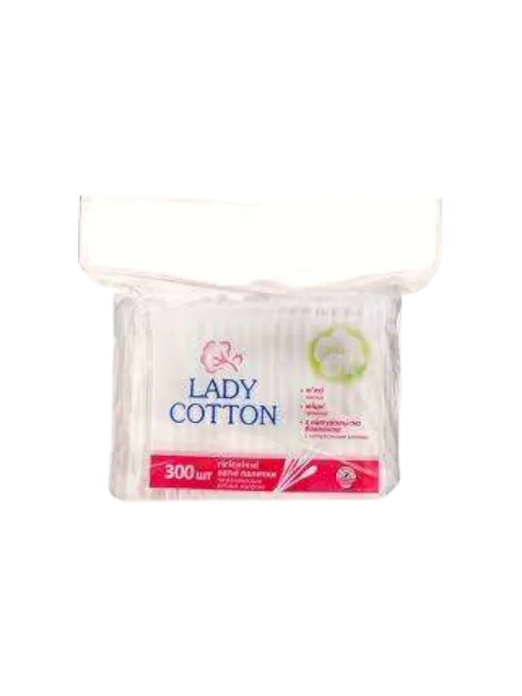 ВАТНЫЕ ПАЛОЧКИ LADY COTTON 300ШТ
