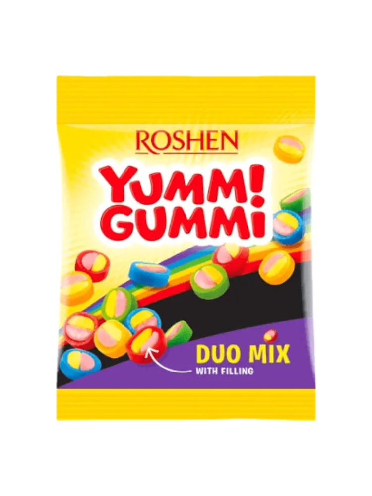 ЖЕЛЕЙНЫЕ КОНФЕТЫ Yummi Gummi Duo Mix 70г