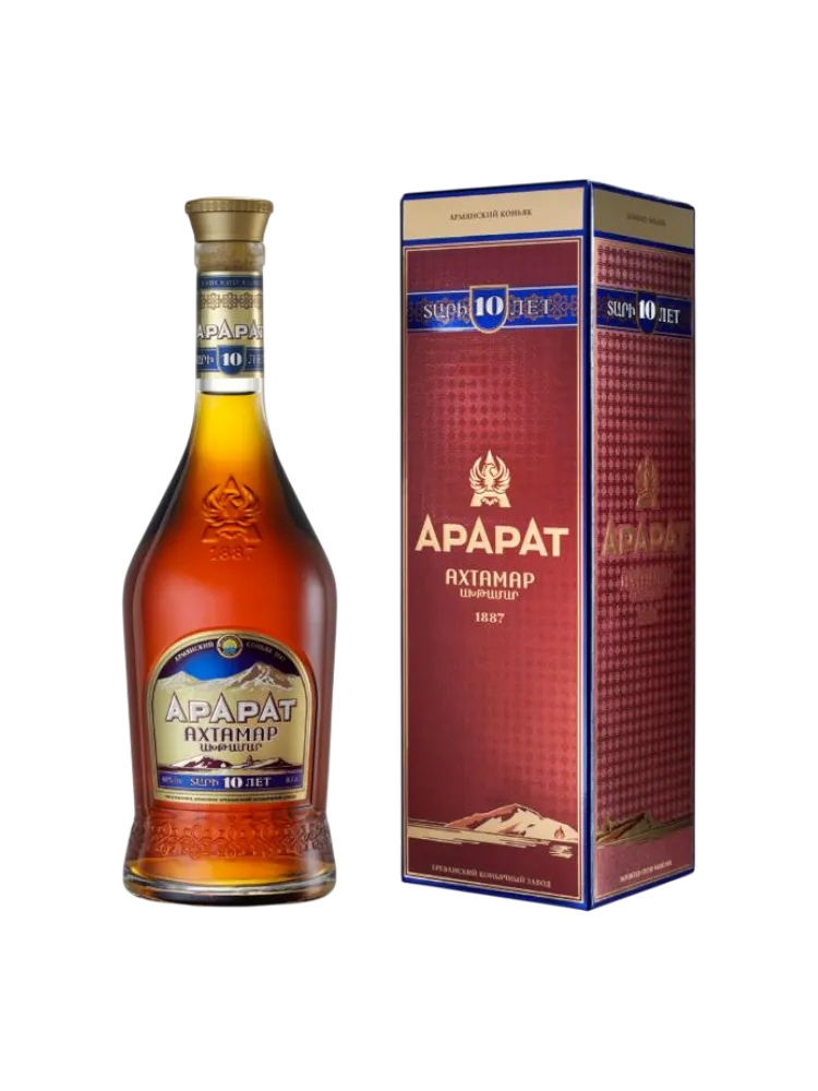 КОНЬЯК АРАРАТ АХТАМАР 10ЛЕТ 0.7Л - фото 1