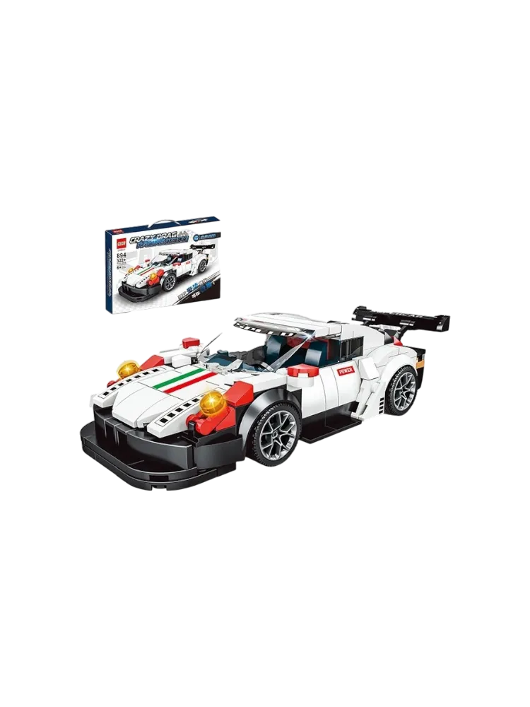 Конструктор QS08 Crazy Drag Racing Supercar, деталей 894 шт