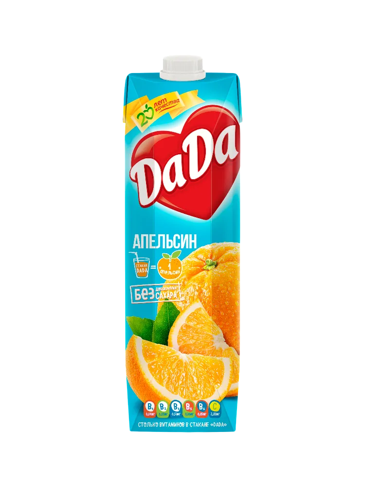 СОК ДА ДА 0.95Л УТРЕННИЙ АПЕЛЬСИН