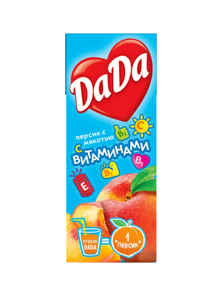 СОК DA DA 200МЛ ПЕРСИК