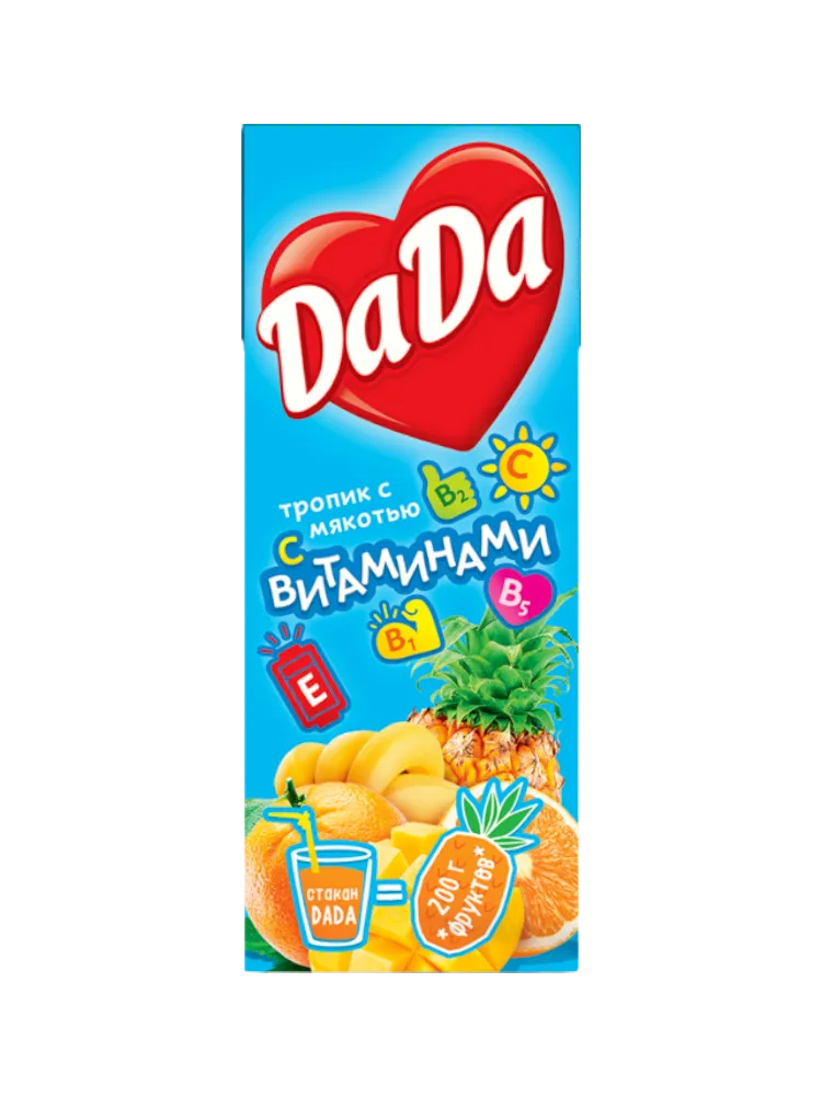 СОК DA DA 200МЛ ТРОПИК