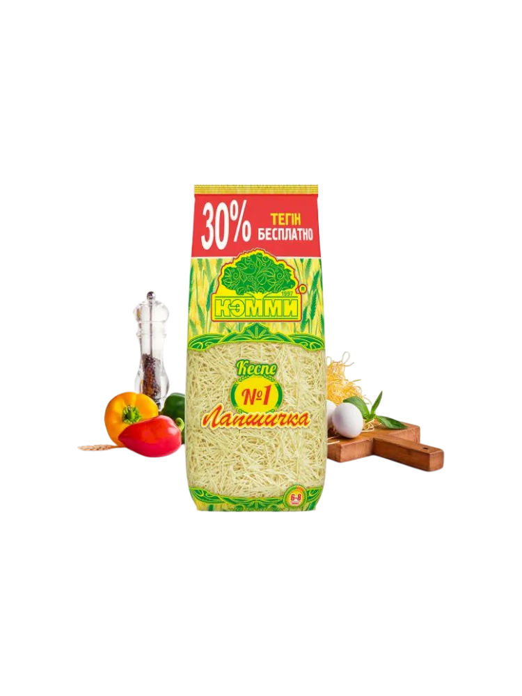 ЛАПШИЧКА КЭММИ 800Г №1 ЯИЧНАЯ