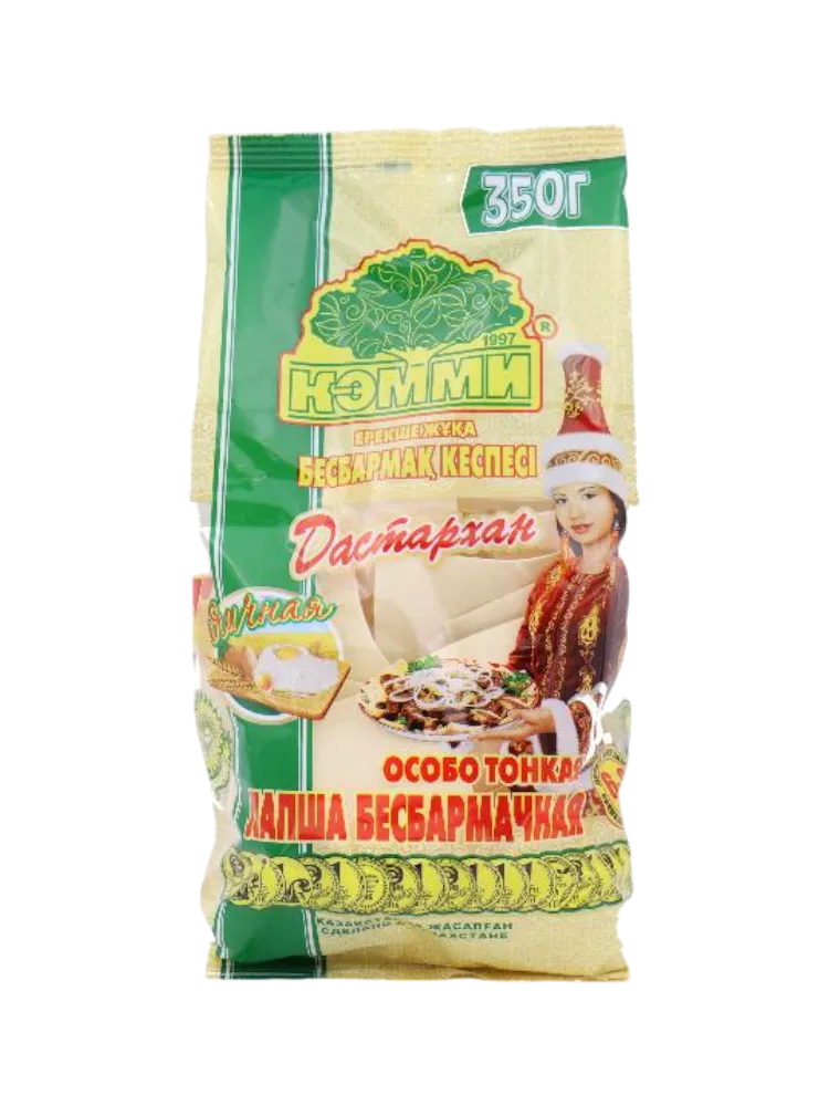 ЛАПША КЭММИ 320Г/350Г БЕСБАРМАЧНАЯ ДАСТАРХАН ЯИЧНАЯ