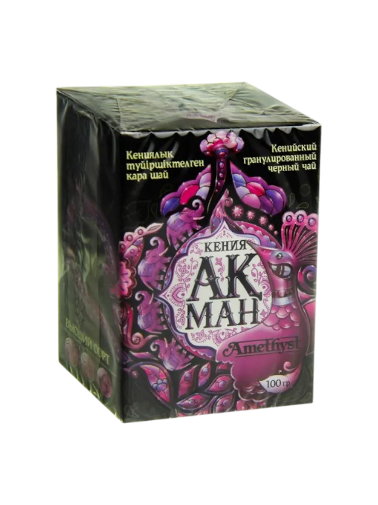 ЧАЙ АКМАН AMETIST 1.8Г*25ШТ КЕНИЙСКИЙ ЧЕРН