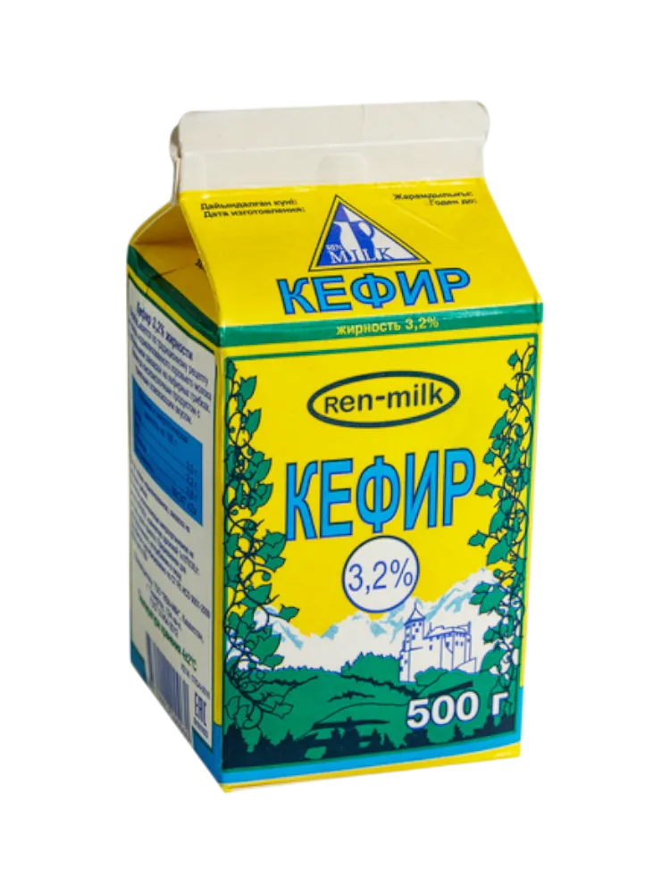 КЕФИР REN-MILK 0.5Л 3.2% П/П