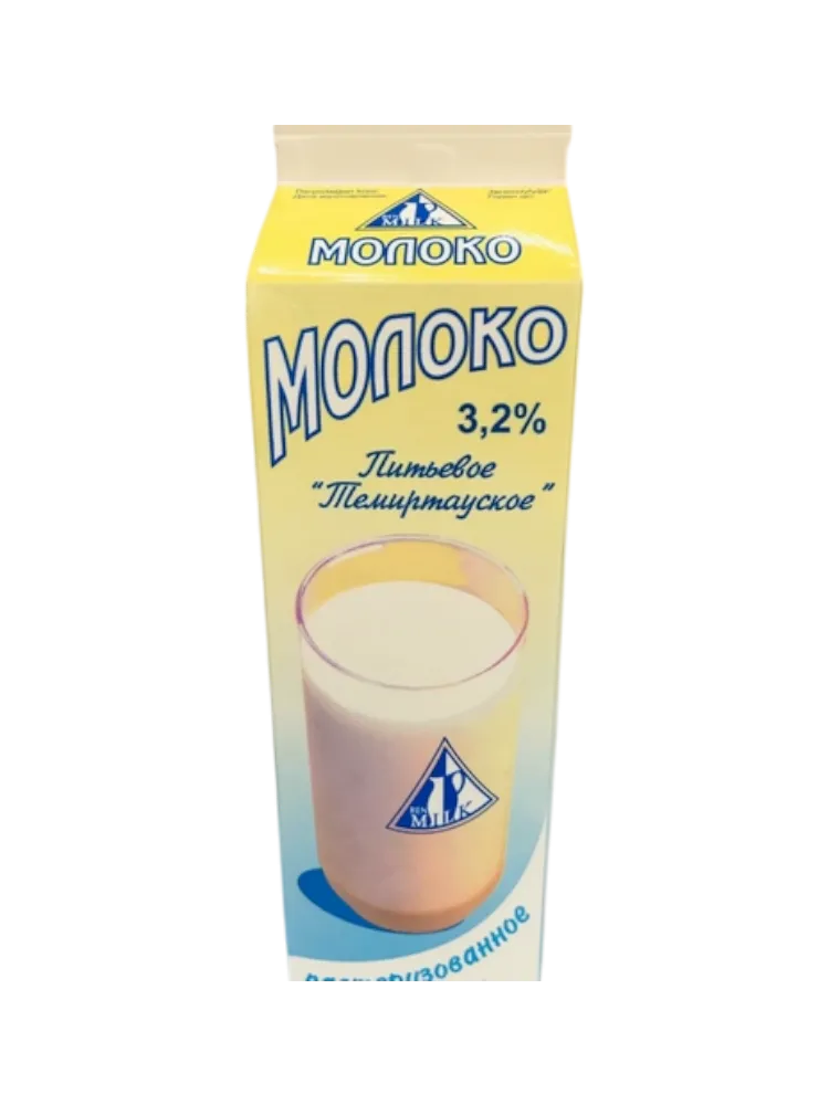 МОЛОКО ТЕМИРТАУСКОЕ 3.2% 1Л П/П REN-MILK