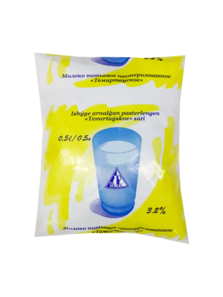 МОЛОКО ТЕМИРТАУСКОЕ 3.2% 0.5Л Ф/П REN-MILK