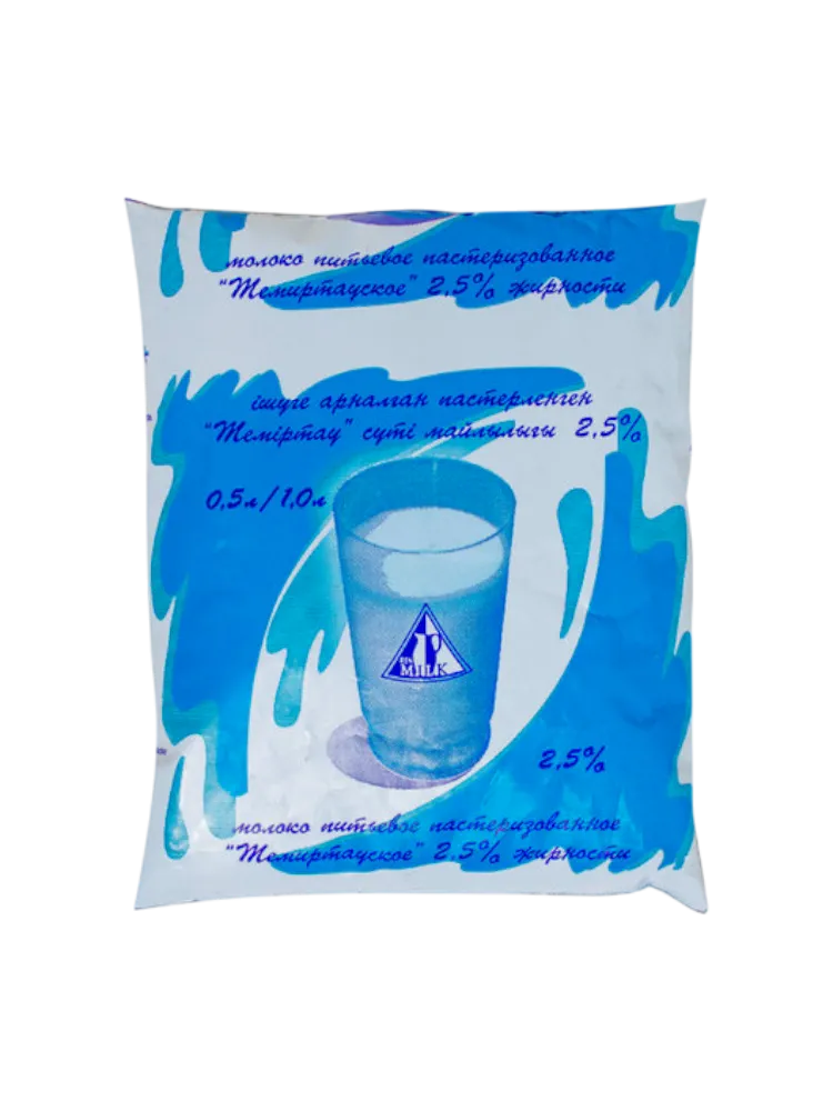 МОЛОКО ТЕМИРТАУСКОЕ 2.5% 0.5Л Ф/П REN-MILK