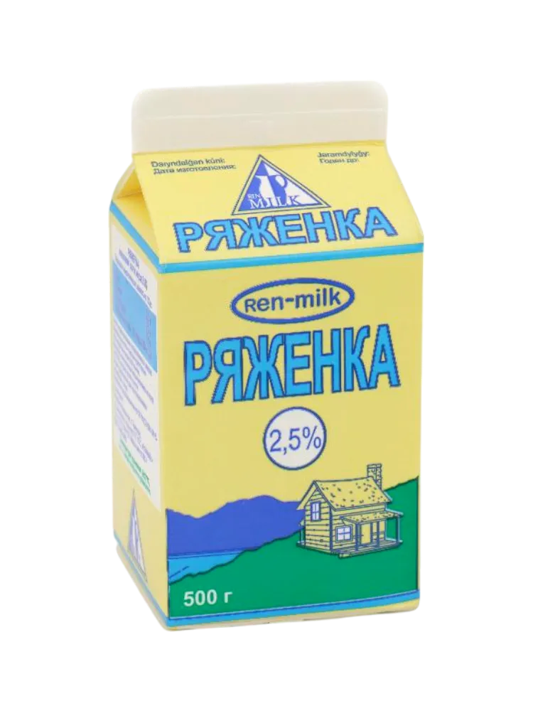 РЯЖЕНКА REN-MILK 0.5Л 2.5% П/П