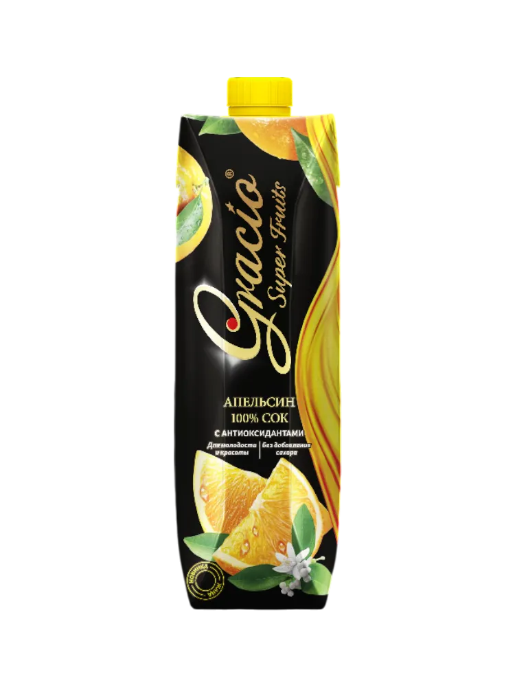 СОК GRACIO 0.95Л АПЕЛЬСИН БЕЗ САХАРА