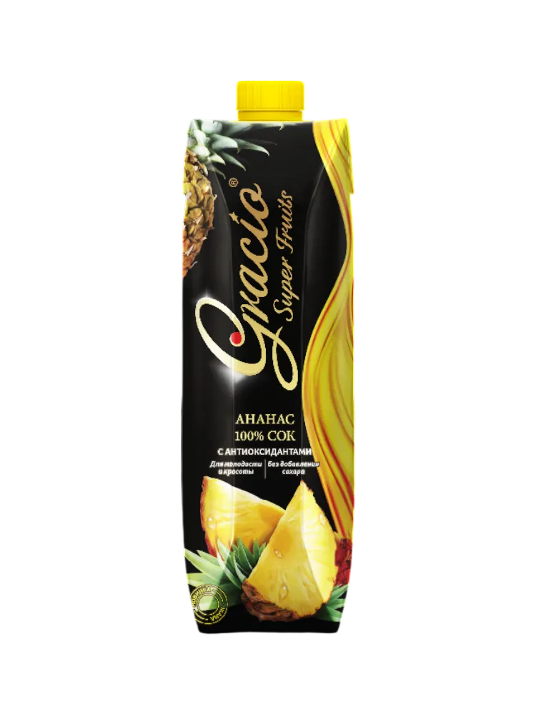 СОК GRACIO 0.95Л АНАНАС БЕЗ САХАРА - фото 1