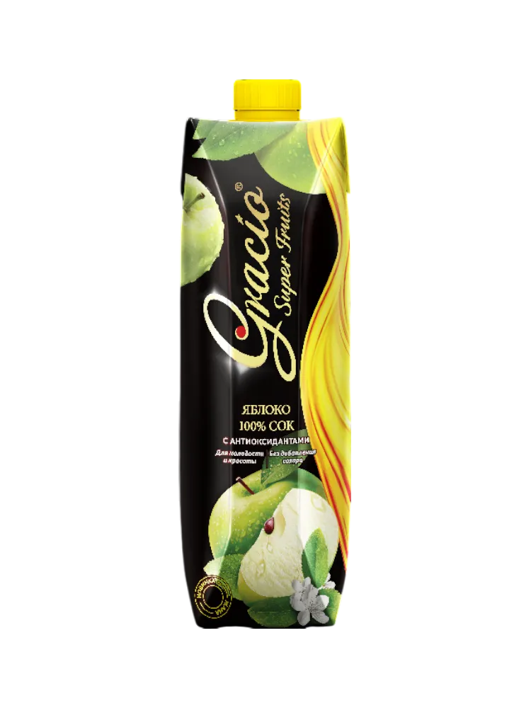 СОК GRACIO 0.95Л ЯБЛОКО ЗЕЛЕНОЕ БЕЗ САХАРА