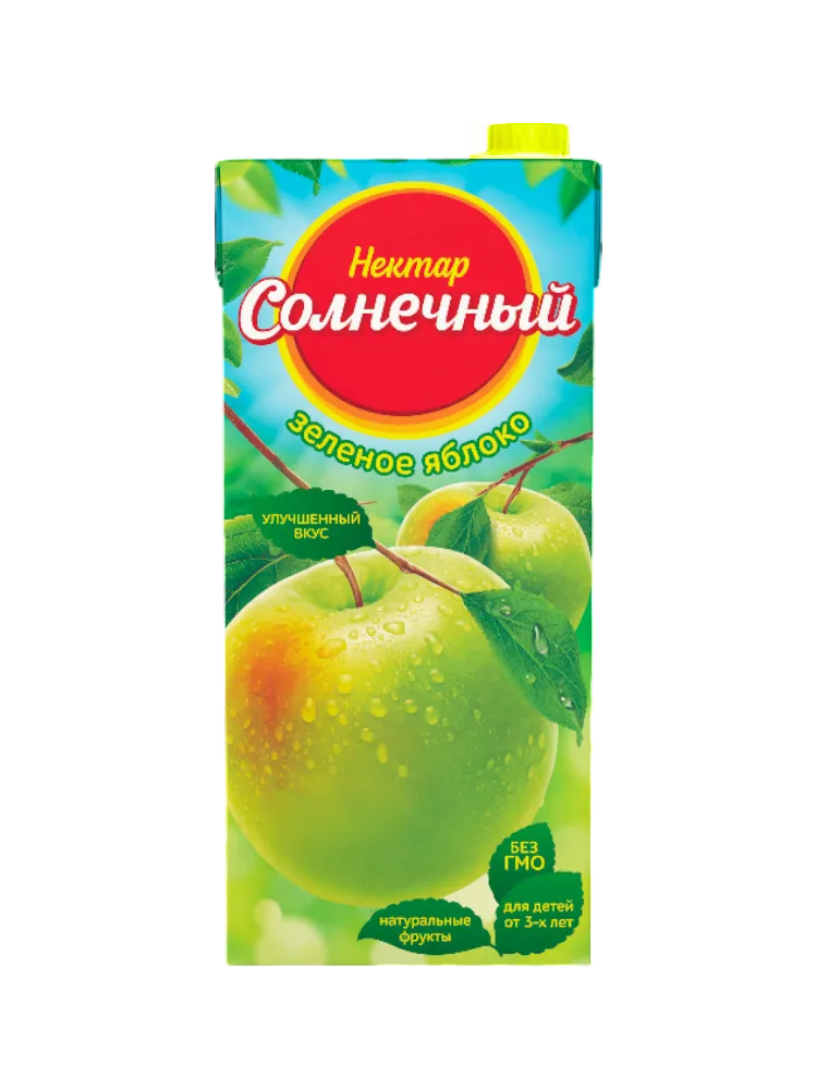 НЕКТАР СОЛНЕЧНЫЙ 1.9Л ЗЕЛ ЯБЛОКО