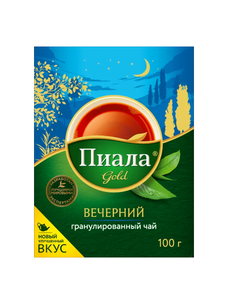 ЧАЙ ПИАЛА GOLD 85/100Г ВЕЧЕРНИЙ