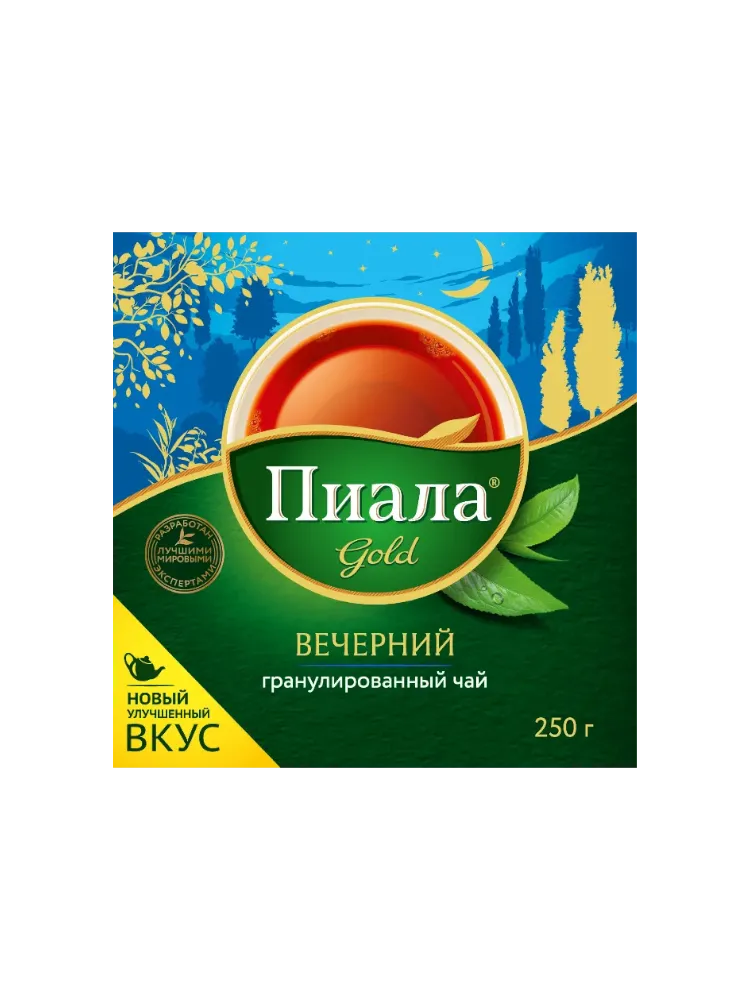 ЧАЙ ПИАЛА GOLD 210/250Г ВЕЧЕРНИЙ - фото 1