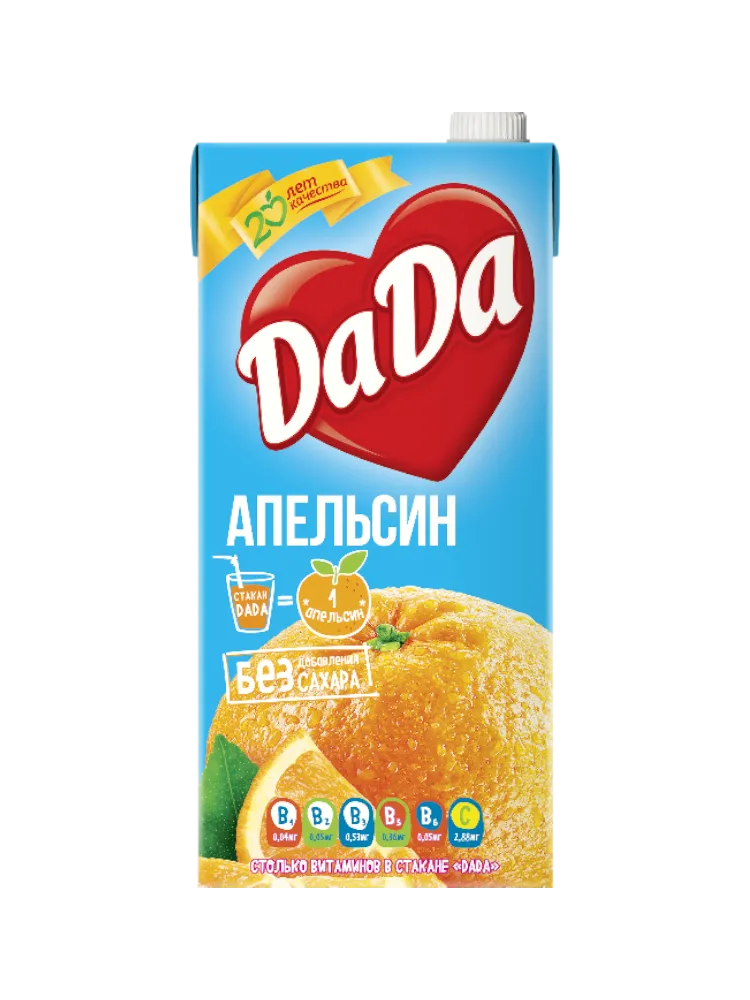 СОК ДА ДА 1.9Л АПЕЛЬСИН