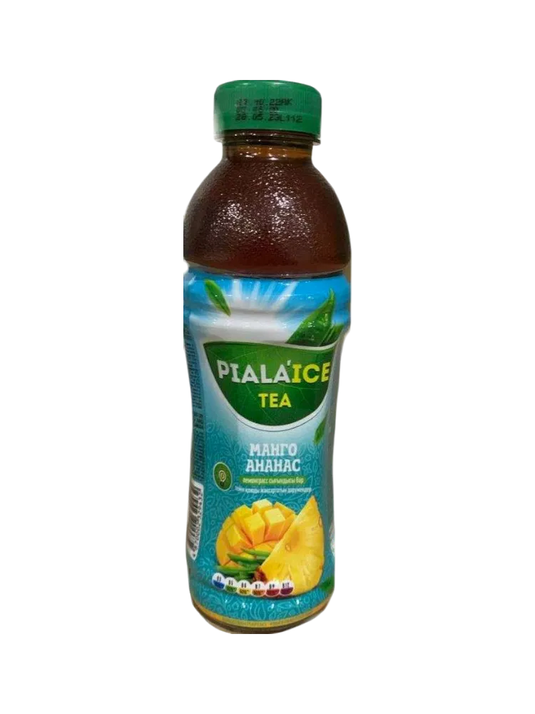 ЧАЙ ХОЛ ПIALA ICE TEA 0.5Л МАНГО/АНАНАС С ЭКСТР ЛЕМОНГРАССА ЧЕРН