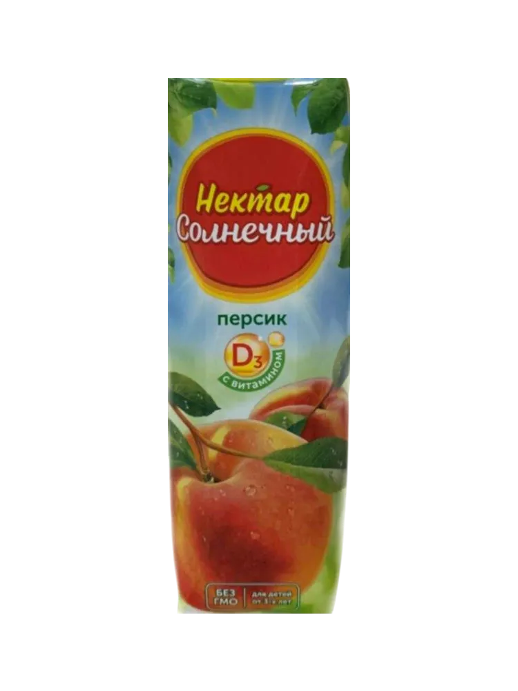 НЕКТАР СОЛНЕЧНЫЙ ПЕРСИК 0.95Л 