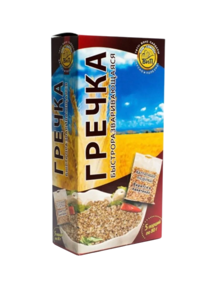 КРУПА ВИП 5*80Г ГРЕЧКА