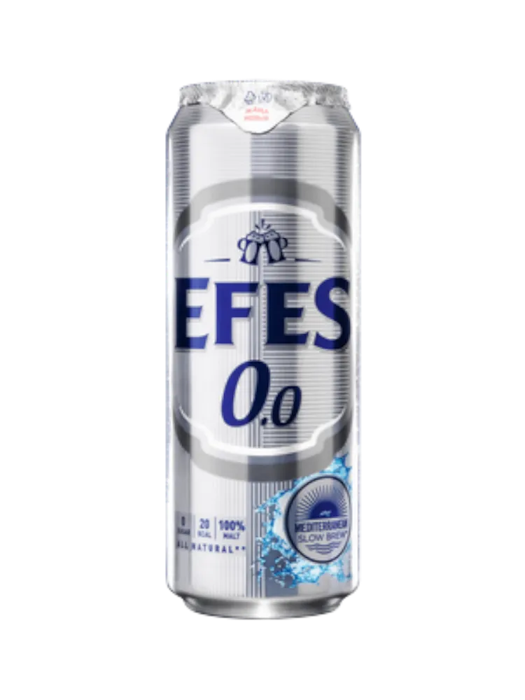 ПИВО EFES 0,0 СВЕТЛОЕ 0,45Л Ж/Б 