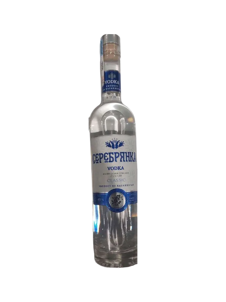 ВОДКА СЕРЕБРЯНКА 0.5Л 40% - фото 1
