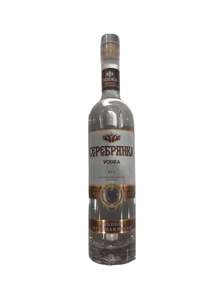 ВОДКА СЕРЕБРЯНКА RYE 0.5Л 40% - фото 1