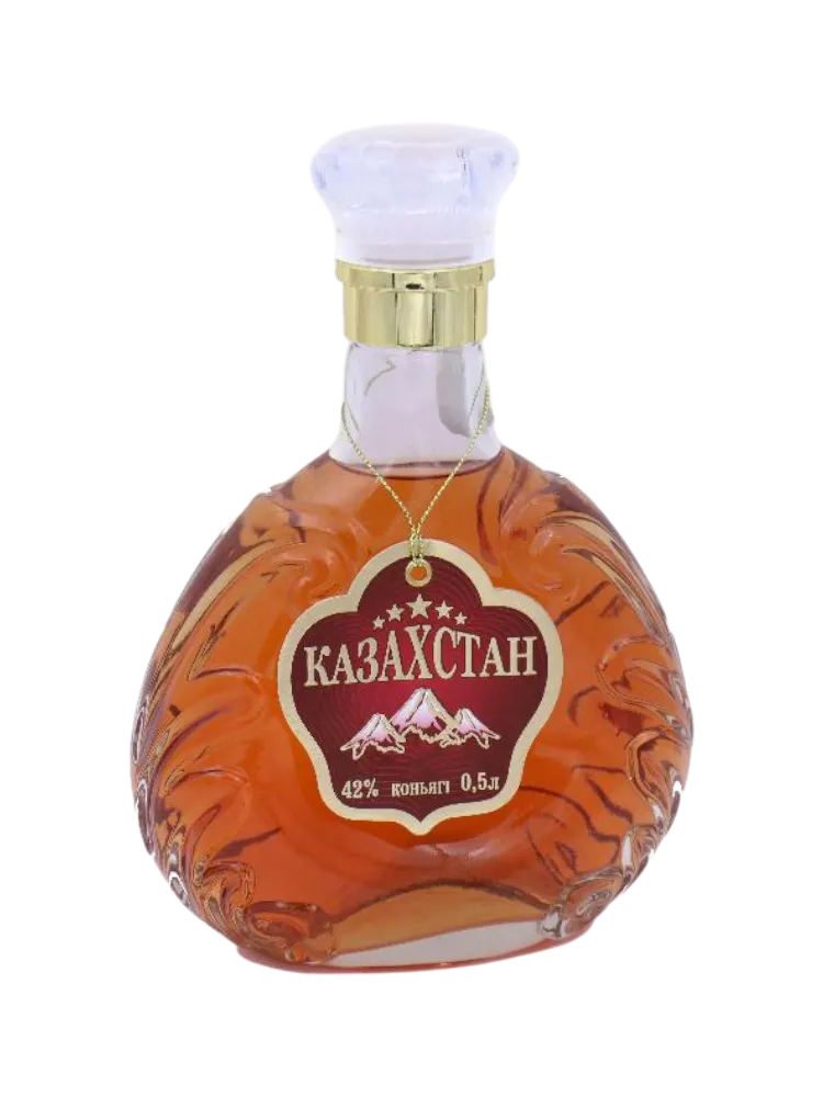 КОНЬЯК БН-А КАЗАХСТАН 0.5Л 5* ФЛЯЖКА - фото 1