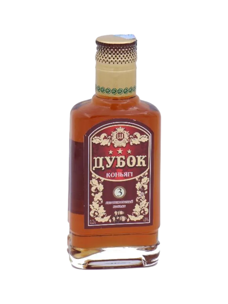 КОНЬЯК БН-А 0.2Л ДУБОК 3* - фото 1