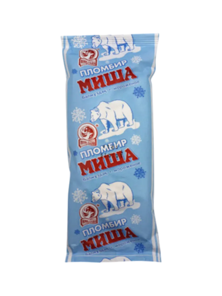 МОРОЖ ШИН-ЛАЙН 80Г ПЛОМБИР МИША