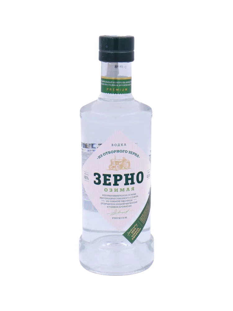ВОДКА ЗЕРНО 0.5Л ОЗИМАЯ  - фото 1